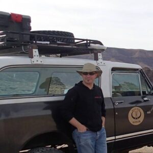 Once upon a time the Scout was black and it visited Death Valley and did quite well in Titus Canyon.